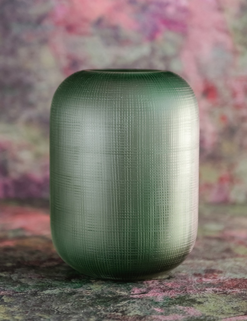 BLISS GLASS VASE - GREEN