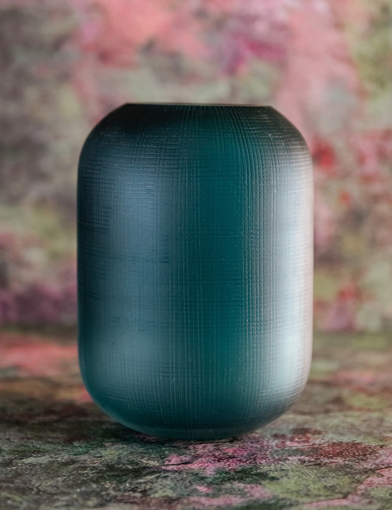 Bliss Glass Vase - Blue (Medium)