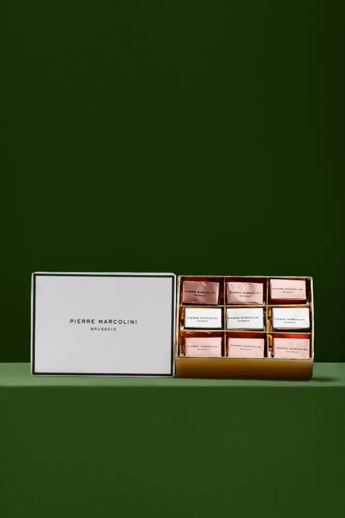 PIERRE MARCOLINI - PETIT BONHEURS – CHOCOLATE BOX 9PCS