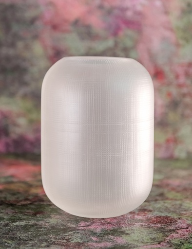 BLISS GLASS VASE - CLEAR FROSTED