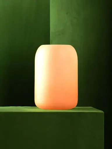 BLISS GLASS VASE - SALMON PINK